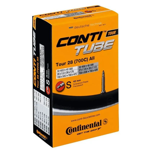 Cámara Bicicleta Continental Tour All S42 700c Presta 42mm